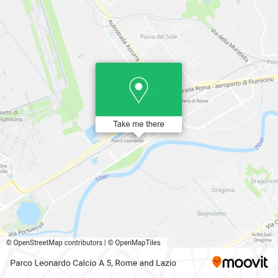 Parco Leonardo Calcio A 5 map