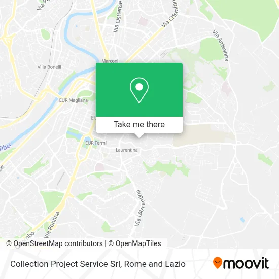 Collection Project Service Srl map