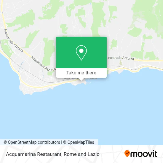 Acquamarina Restaurant map