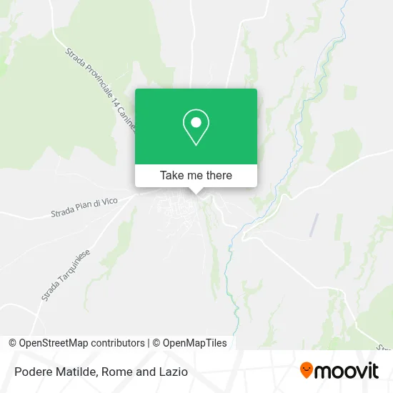 Podere Matilde map