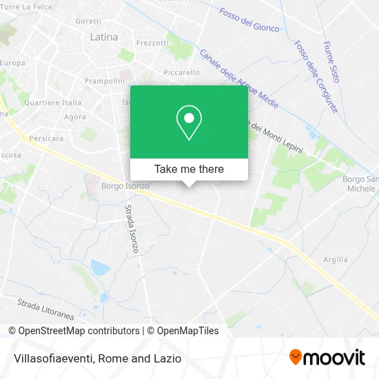 Villasofiaeventi map