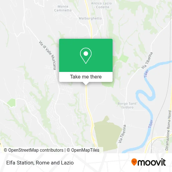 Elfa Station map