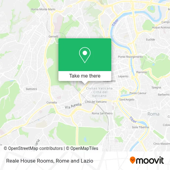 Reale House Rooms map