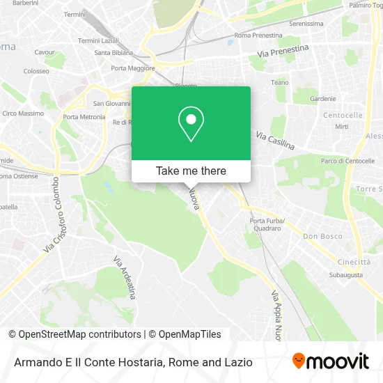 Armando E Il Conte Hostaria map