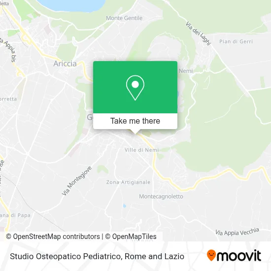 Studio Osteopatico Pediatrico map
