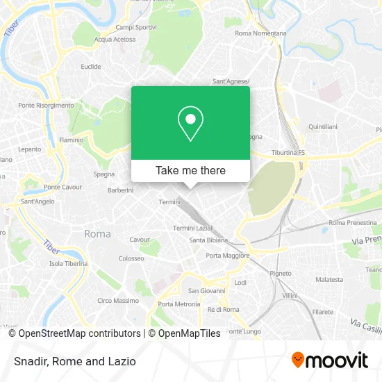 Snadir map