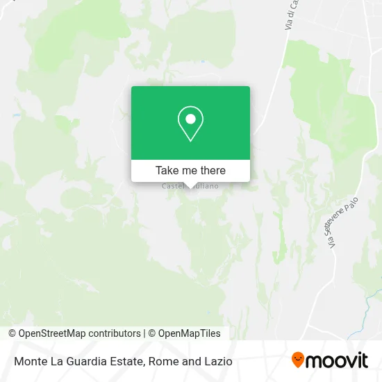 Monte La Guardia Estate map