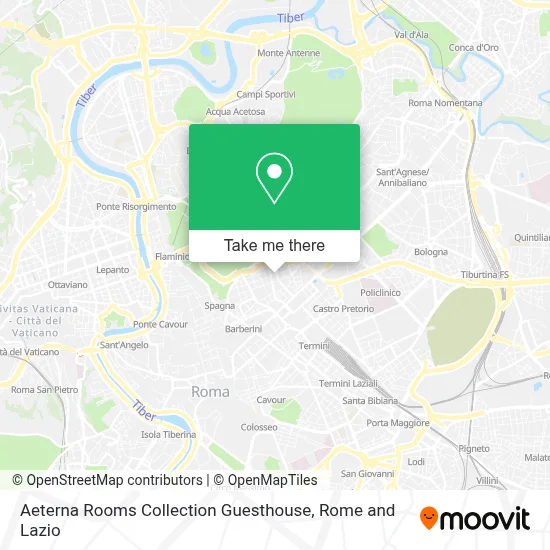 Aeterna Rooms Collection Guesthouse map