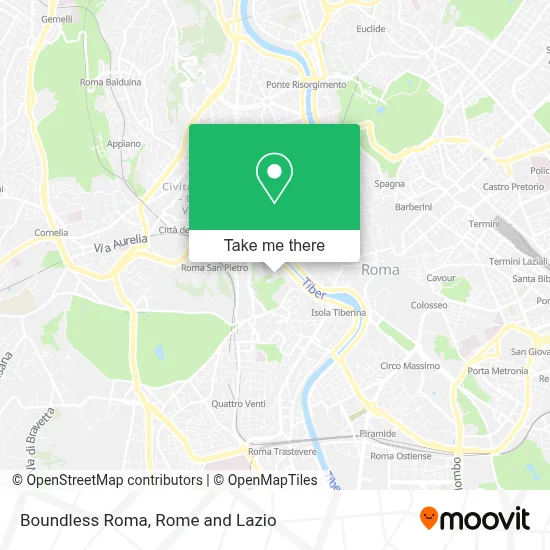 Boundless Roma map
