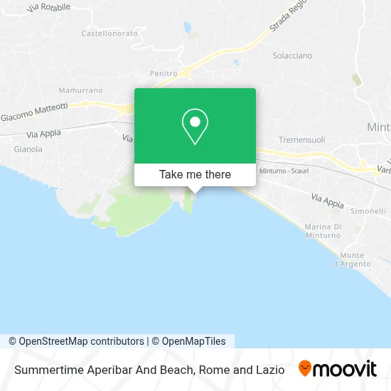 Summertime Aperibar And Beach map