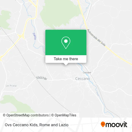 Ovs Ceccano Kids map
