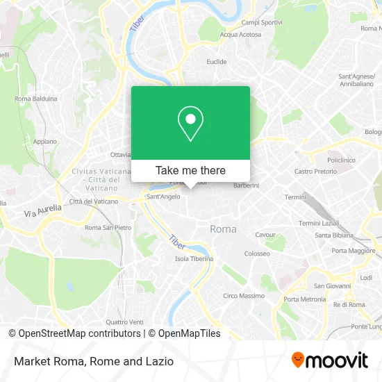 Market Roma map