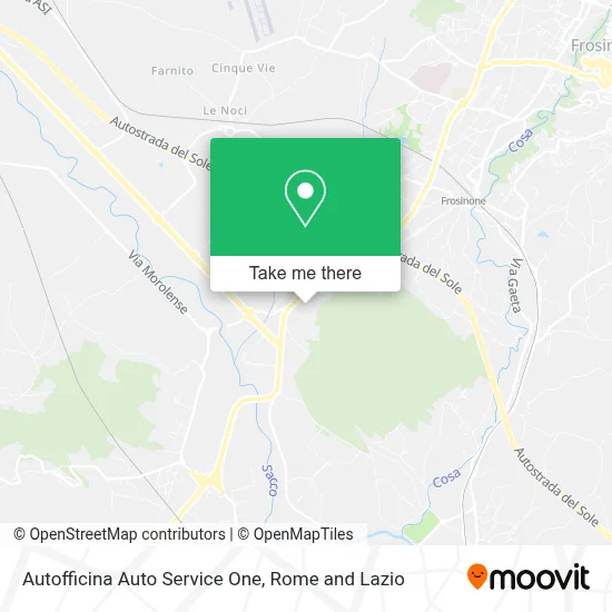 Autofficina Auto Service One map