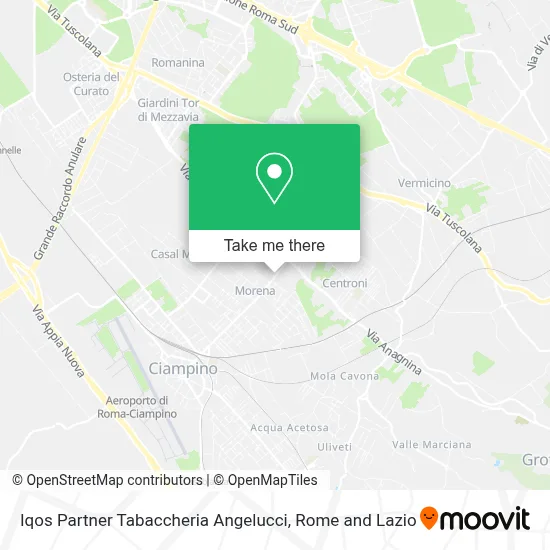 Iqos Partner Tabaccheria Angelucci map