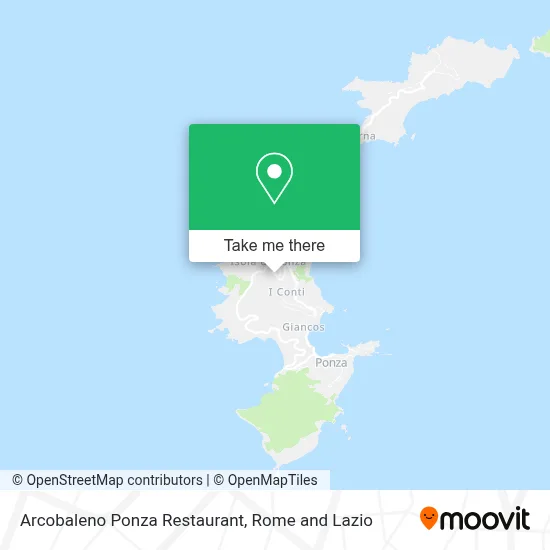 Arcobaleno Ponza Restaurant map