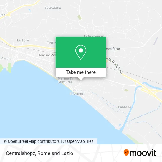 Centralshopz map