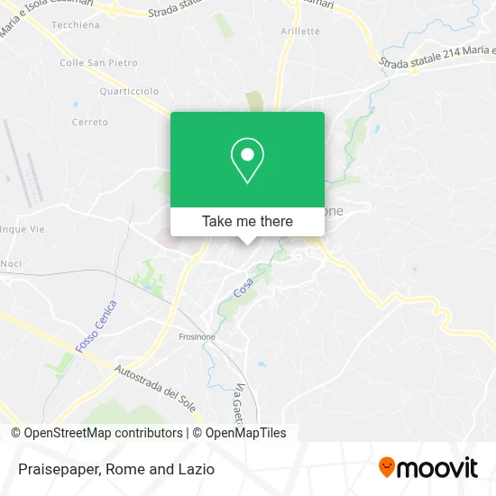 Praisepaper map