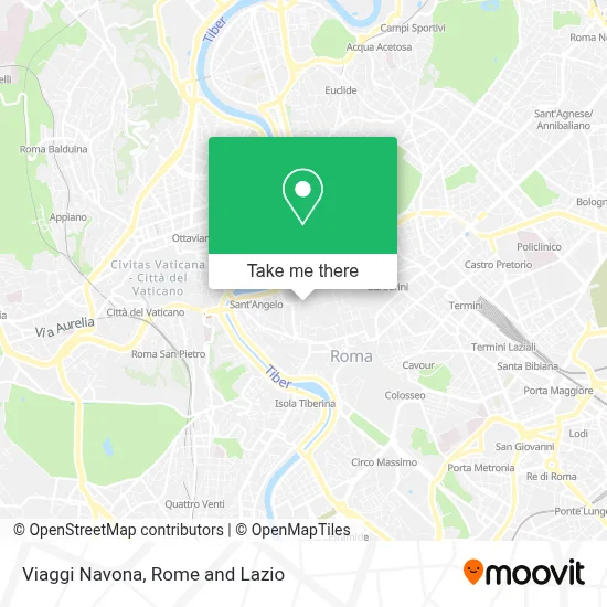 Viaggi Navona map