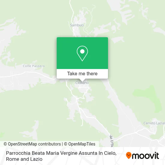 Parrocchia Beata Maria Vergine Assunta In Cielo map