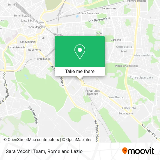 Sara Vecchi Team map