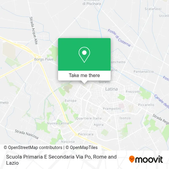 Scuola Primaria E Secondaria Via Po map