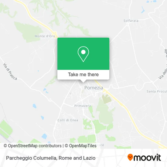 Parcheggio Columella map
