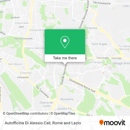 Autofficina Di Alessio Calì map