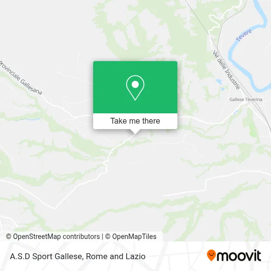 A.S.D Sport Gallese map