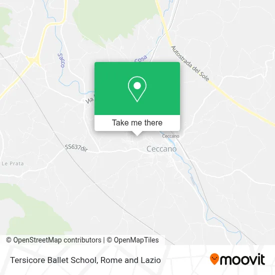 Tersicore Ballet School map