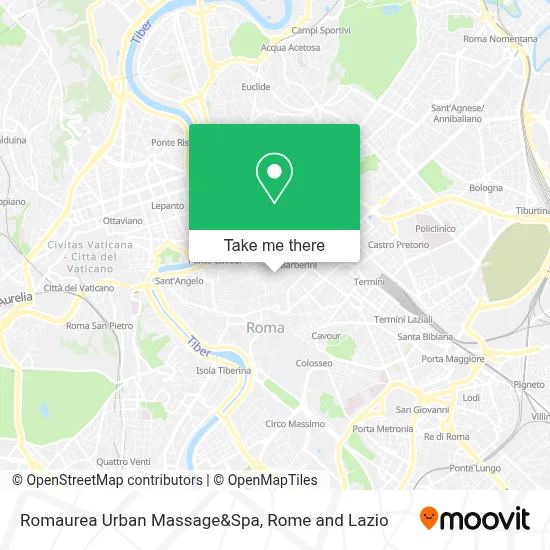 Romaurea Urban Massage&Spa map