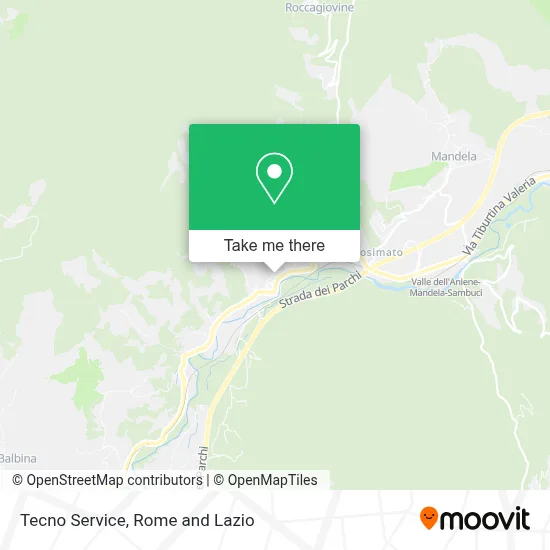 Tecno Service map
