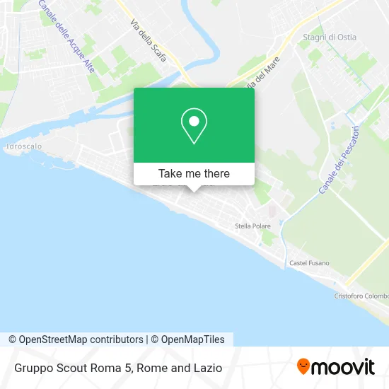 Gruppo Scout Roma 5 map