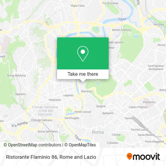 Ristorante Flaminio 86 map