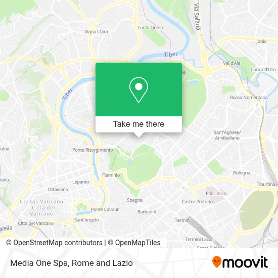Media One Spa map