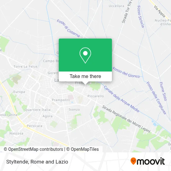 Styltende map