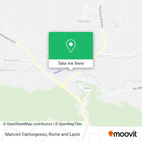 Mancini Cartongesso map
