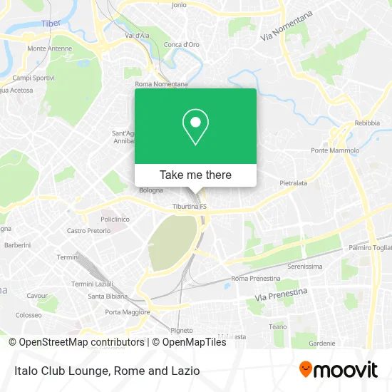 Italo Club Lounge map