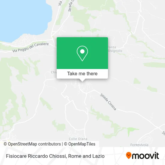 Fisiocare Riccardo Chiossi map