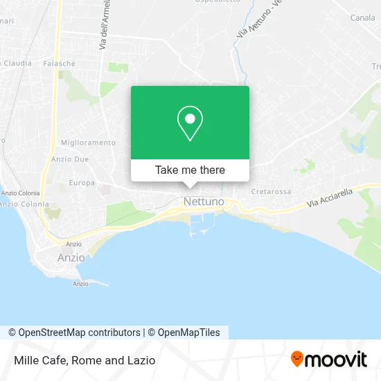 Mille Cafe map