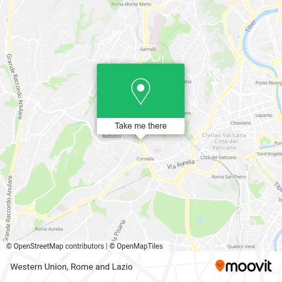 Western Union map