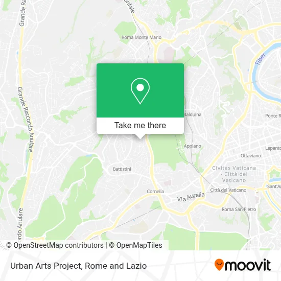 Urban Arts Project map