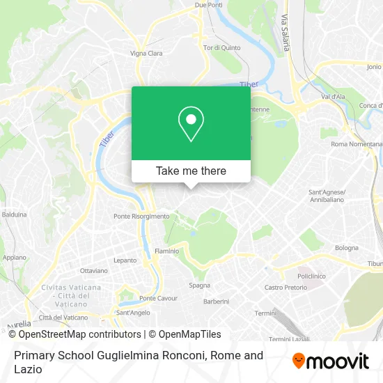 Primary School Guglielmina Ronconi map
