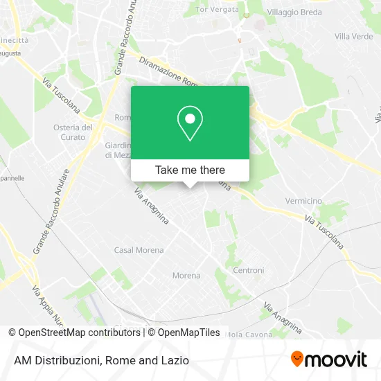 AM Distribuzioni map