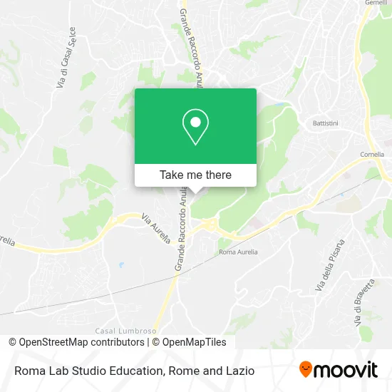 Roma Lab Studio Education map