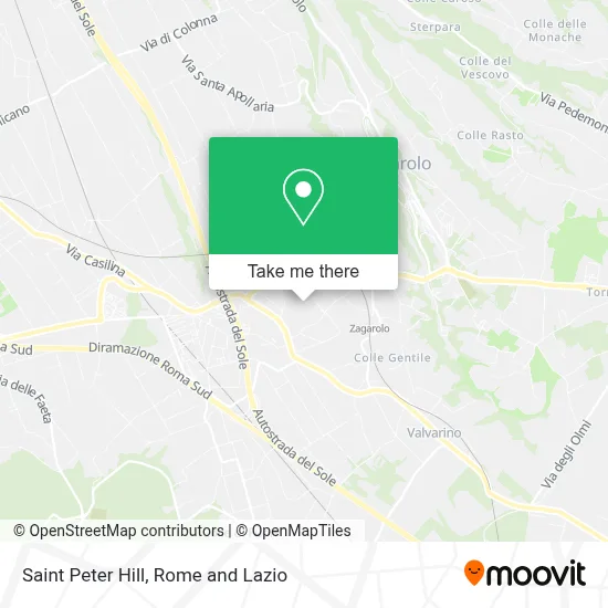 Saint Peter Hill map