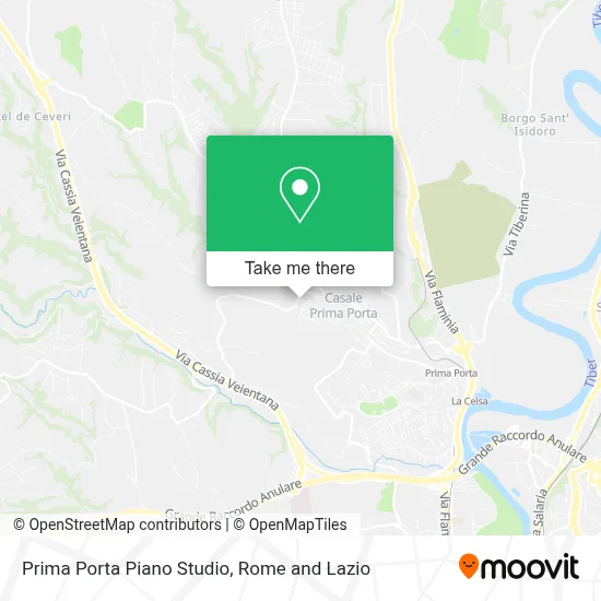 Prima Porta Piano Studio map