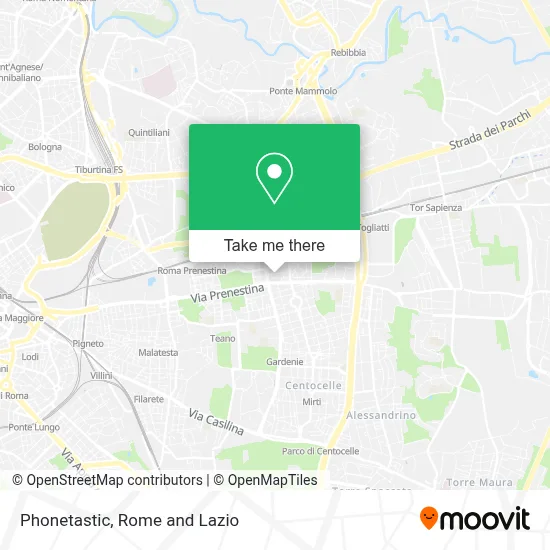 Phonetastic map