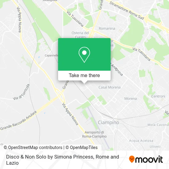 Disco & Non Solo by Simona Princess map