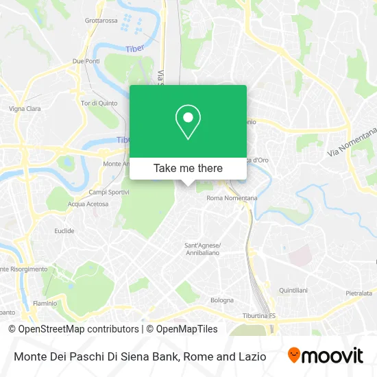 Monte Dei Paschi Di Siena Bank map