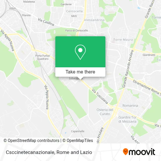 Csccinetecanazionale map